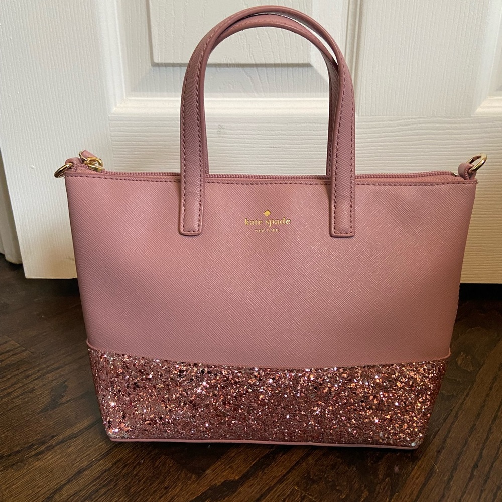 Kate Spade New York Ina Greta Court Glitter Top Handle Handbag